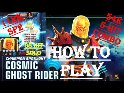 How to Play Cosmic Ghost Rider - MCOC