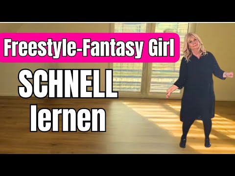 Fantasy Girl (Johnny O.) - Freestyle - Learn steps & technique easily - Line Dance Tutorial for B...