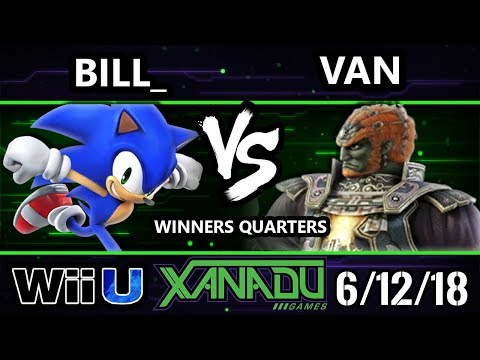 S@X 254 Smash 4 - Bill_ (Sonic) Vs. HP | Van (Ganondorf) - Wii U Winners Quarters