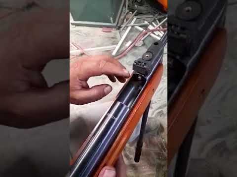 rifle de resorte convertido a calibre 22