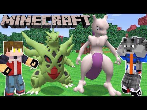 Minecraft : Pokémon S #17 - GANHEI UM MEWTWO DE PRESENTE DO MEU AMIGO E PRIMEIRO MEGA EVOLUÇÃO!!