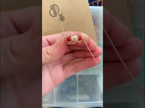 3 Bead Wire Wrapped Ring Tutorial for Beginners, Simple Wire Wrap Ring Tutorial, DIY Crystal Ring