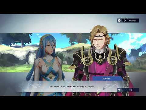 Azura Xander Support Fire Emblem Warriors DLC