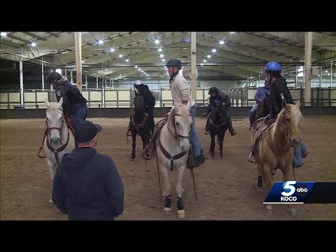 Oklahoma County Sheriff’s Office holds mounted horse training for deputies