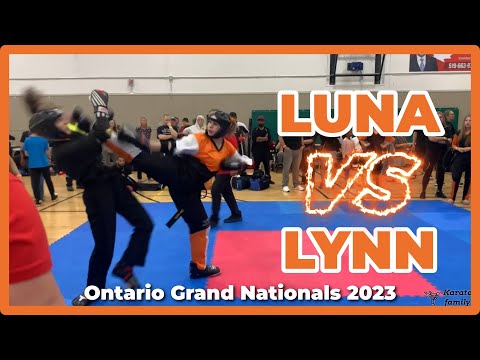 Women Black Belt Point Fighting Finals, Luna Renard VS Lynn DeGroot - Ontario Grand Nationals 2023