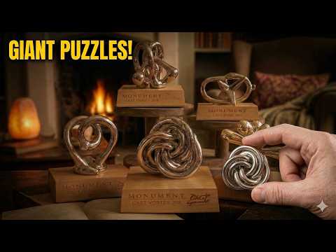 The GIANT Hanayama Monument Puzzles! Are they still Solvable!?