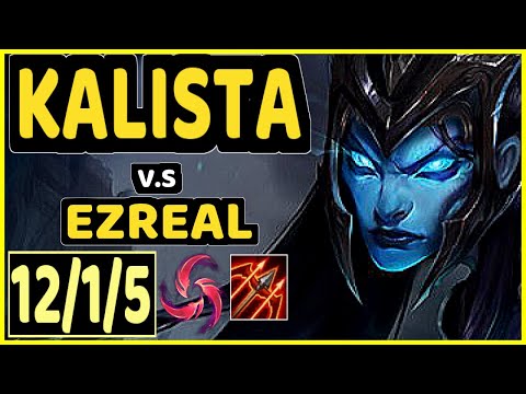 PBO (KALISTA) vs EZREAL - 12/1/5 KDA BOTTOM ADC GAMEPLAY - BR Ranked GRANDMASTER