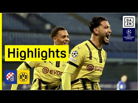 Dinamo Zagreb - Borussia Dortmund | UEFA Champions League | DAZN Highlights