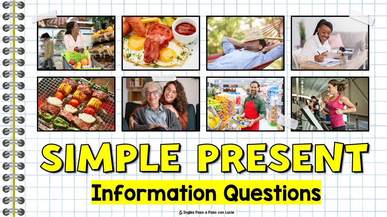 Preguntas de Información en Presente Simple | Wh-Questions