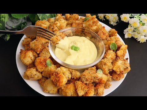 Delicious cauliflower bites! very crispy ! simple and easy recipe for dinner !