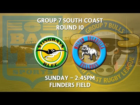 2018 Group 7 RL 1st Grade Round 10 - Stingrays of Shellharbour v Milton Ulladulla Bulldogs