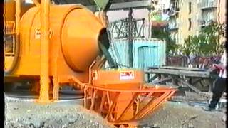 MEV Scraping arm batching plant - Impianto di betonaggio a braccio raschiante