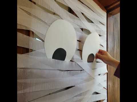 Halloween Mummy Door in 30 SECONDS