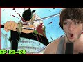 ZORO VS HAWKEYE! || HAWKEYE IS INSANE || One Piece Episode 23-24 Reaction