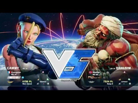 Cuongster ( Cammy ) VS SimSim ( Dhalsim ) HD 1080p - Street Fighter 5