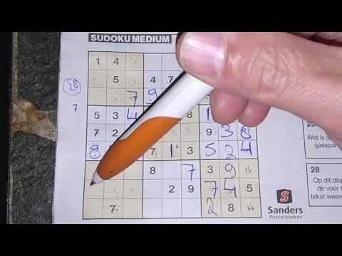 Our daily Sudoku practice continues. (#1733) Medium Sudoku puzzle. 10-10-2020