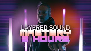 ASMR Layered Sounds Mastery (White Noise, Rain, Wind) for Relaxation & Sleep 2hrs Ver. (NO TALKING)