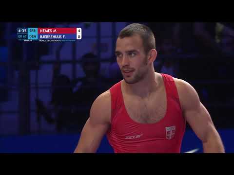 BRONZE GR - 67 kg: M. NEMES (SRB) v. F. BJERREHUUS (DEN)