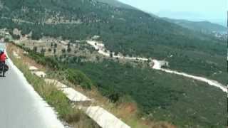 preview picture of video 'Downhill ride, Llogara Pass, Albania'