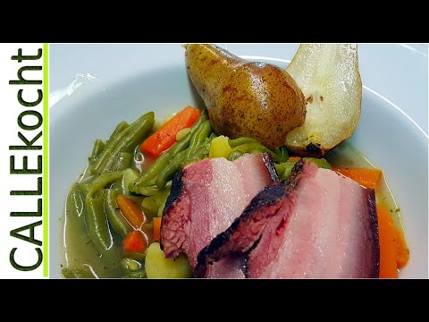 Birnen, Bohnen und Speck - Der Eintopf nach norddeutschem Rezept