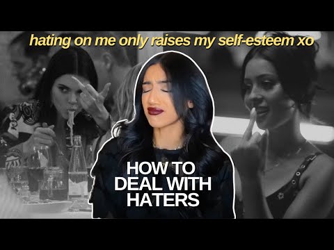 how to deal with HATERS | stop caring about what other people think and become MORE confident