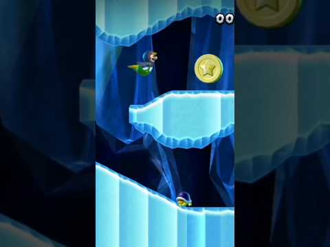 Frosted Glacier-5 Ice-Slide Expressway (Luigi) Short Video. #shorts #gaming