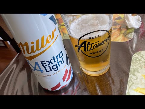 Miller 64 Extra Light Review 24oz 2.8% ABV