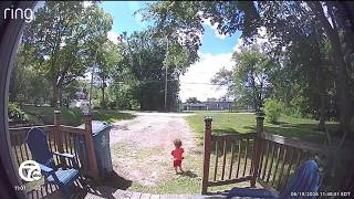 Holly police identify family of child caught on Ring camera, say he was safe