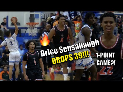 Ohio State Commit Brice Sensabaugh  CAREER-HIGH 39 POINTS! DP vs Lake Highland had the gym on TILT!