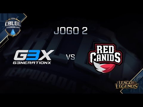 g3x x Red (S5 - Jogo 2) CBLoL 2016 - 1ª Etapa