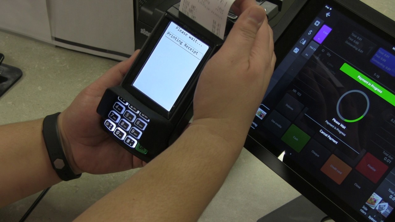 Taking Payment with Lightspeed Restaurant POS Using the Dejavoo Z9