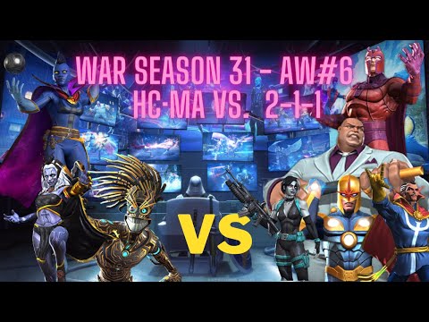 Alliance War Season 31 - War #6 HC-MA vs 2-1-1 - Very tough war!