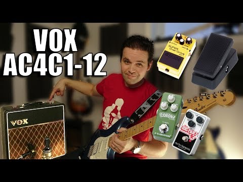 the Vox AC4C1-12 and FX Pedals