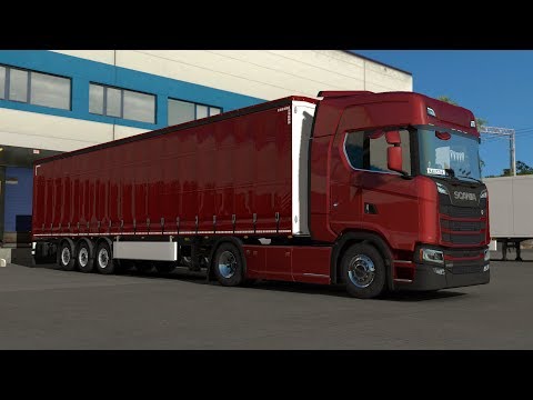 ETS 2 1.32 Beta - SCANIA S500 V8 - Trip: Praha - Erfurt