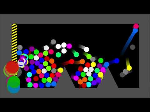 Shutter Crush #11 Marble Survival Race in Algodoo