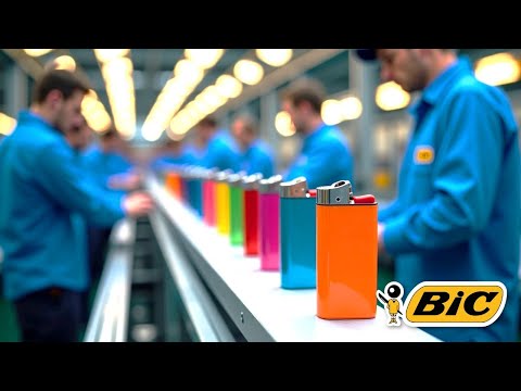 Wie das Bic-Feuerzeug hergestellt wird – Vom Plastik zur Flamme 🔥