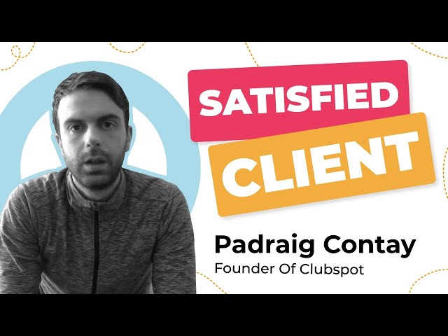 Padraig Contay - Founder of Clubspot