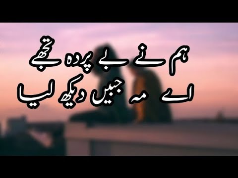 Humne Beparda Tujhe Mahjabeen Dekh Liya | Whatsapp Status