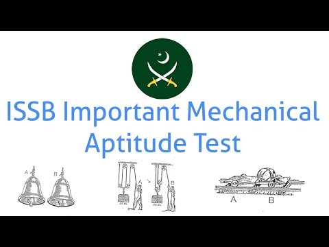 Important Mechanical Aptitude Test ISSB