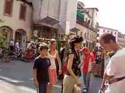 Historical parade of the giostra dell'orso