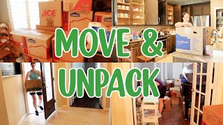 MOVE & UNPACK WITH ME! HOMEMAKING MOTIVATION! DECLUTTER WITH ME! CLEAN WITH ME!