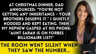 At Christmas Dinner, Dad Said You're Not Getting Inheritance - Then He Saw the Forbes List