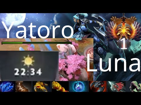 Yatoro Luna vs Kunkka, Windranger, Monkey King - 22 mins throne - dota2