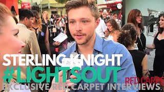 Sterling Knight #Crowded interviewed at the \