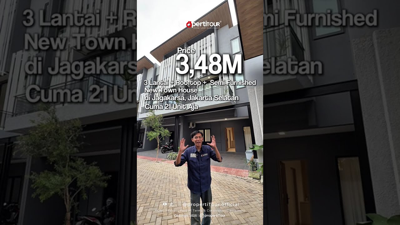 Rumah 4 Latantai di Jagakarsajakartaselatan DP 0% Dekat Tol KRL