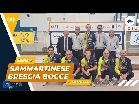 RDF SAMMARTINESE VS RDF BRESCIA BOCCE - Campionato Raffa Serie A - 6° Giornata