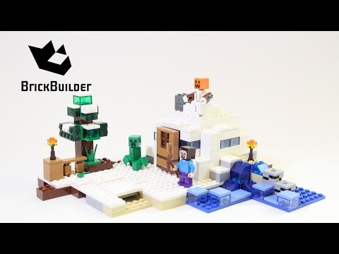 Vidéo LEGO Minecraft 21120 : La cachette dans la neige