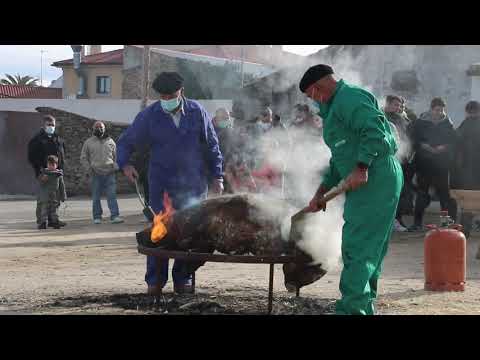 Barruecopardo vive con gran animación la Fiesta de la Matanza Tradicional