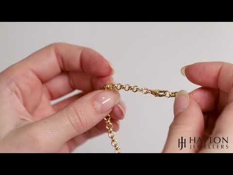 9ct Gold Italian Tight Link Belcher Bracelet - 4mm - 8.25" Gents