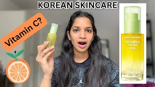 GOODAL GREEN TANGERINE VITA C DARK SPOT SERUM REVIEW | Korean skincare